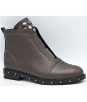 Сапоги детские Flois-Kids, иск.кожа, цвет т.серебряный, р-р 33-38 FL-S14061 SPB 
